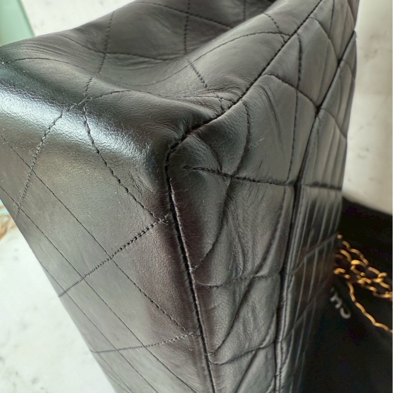 Chanel vintage jumbo 30 貝嫂包鏈條包-16