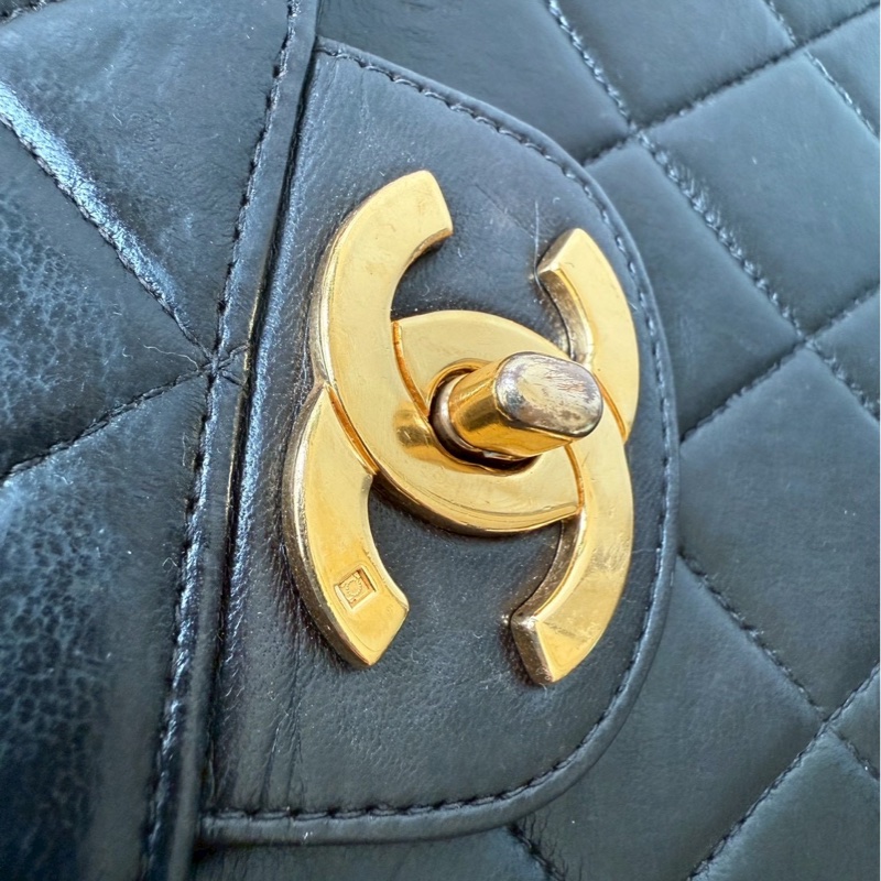 Chanel vintage jumbo 30 貝嫂包鏈條包-22