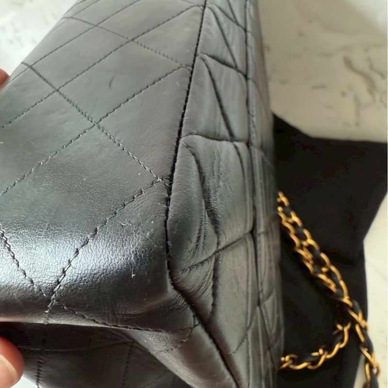 Chanel vintage jumbo 30 貝嫂包鏈條包-24