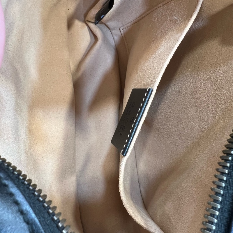 GUCCI馬夢相機包黑金-3