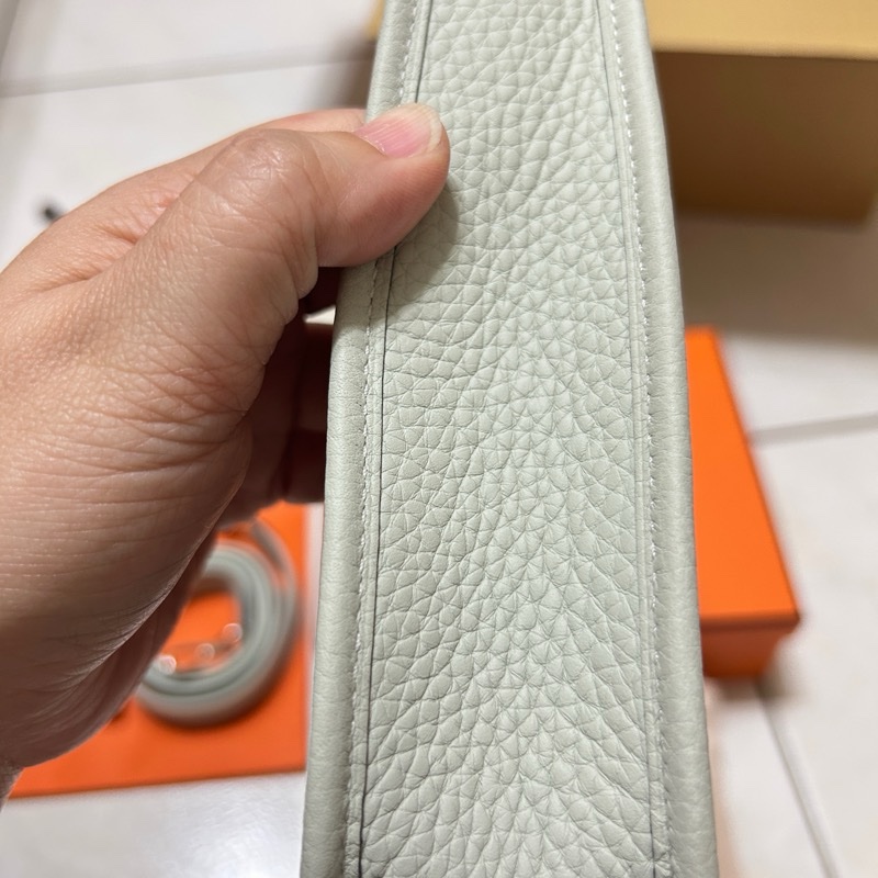 Hermes Mini Evelyne 16冰晶灰 B刻大全配-2