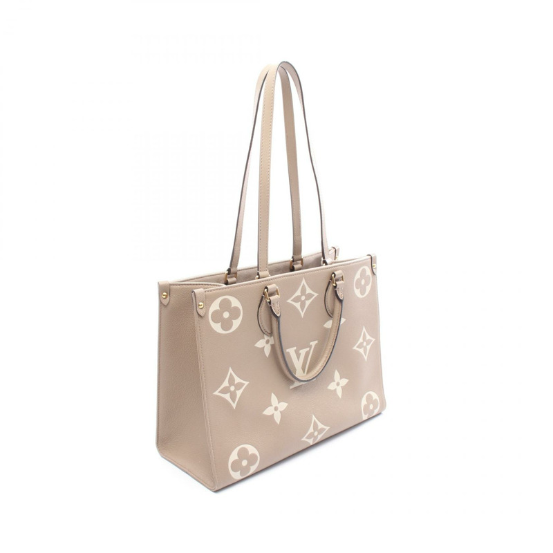 LOUIS VUITTON On the Go MM 雙色單肩托特包 M45494 印有字母-1