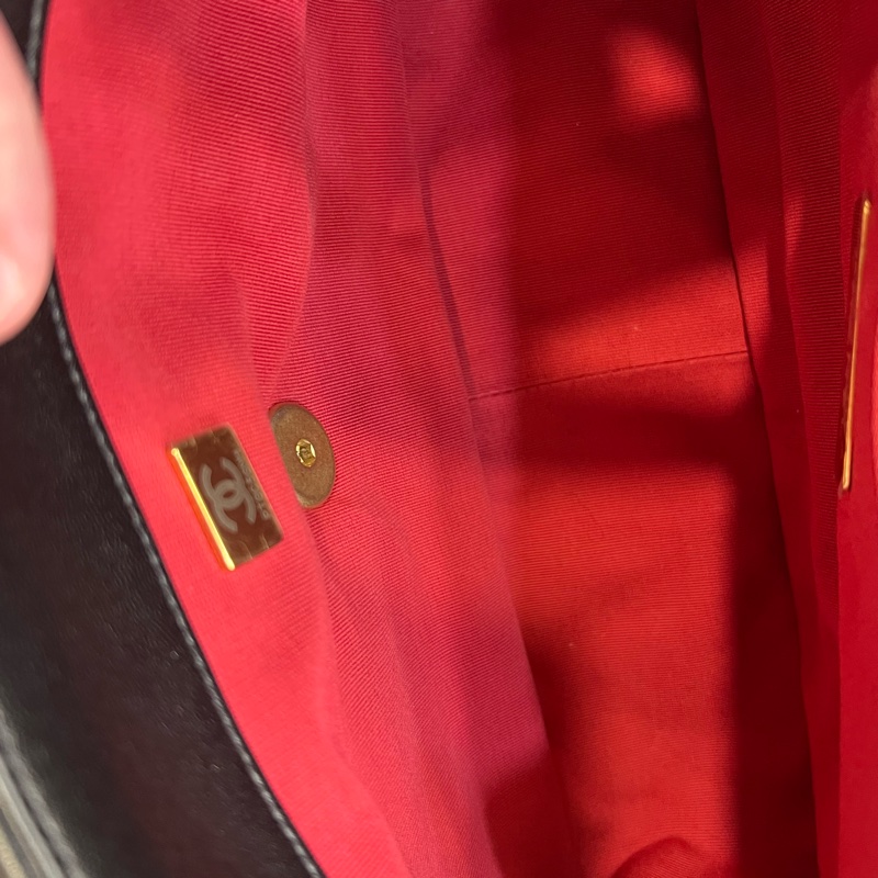 香奈兒19包30公分黑金-4