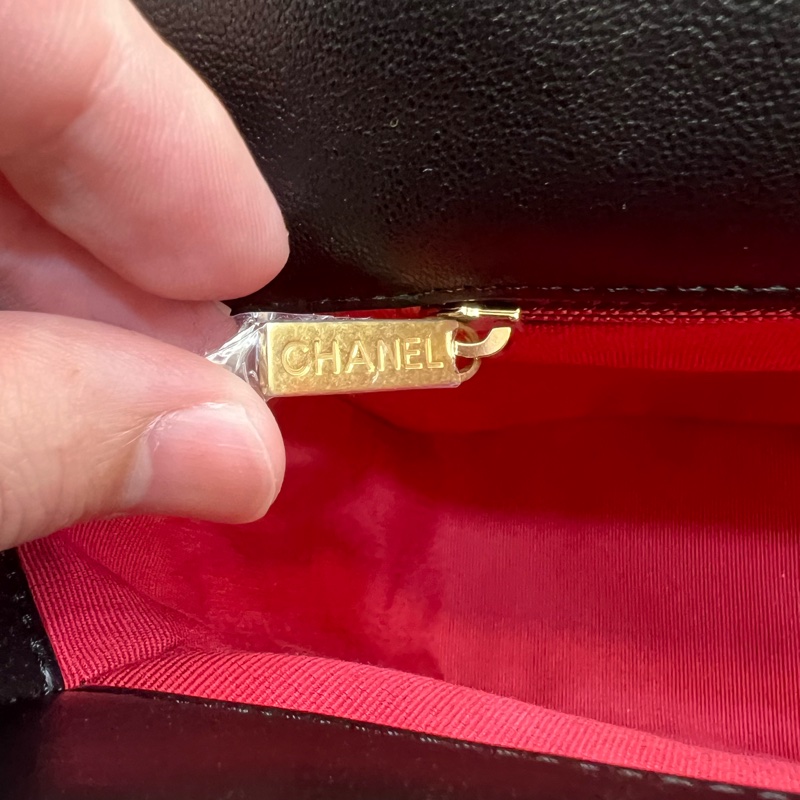 香奈兒19包30公分黑金-15