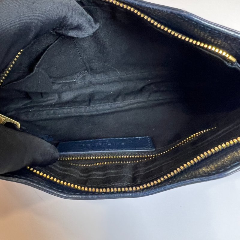 BALENCIAGA 237203 藍金機車包 MINI-5