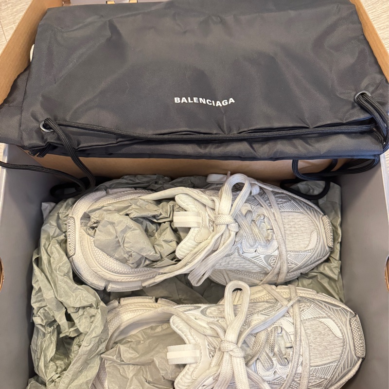 巴黎世家髒髒系列女生老爹球鞋(半拖)-0