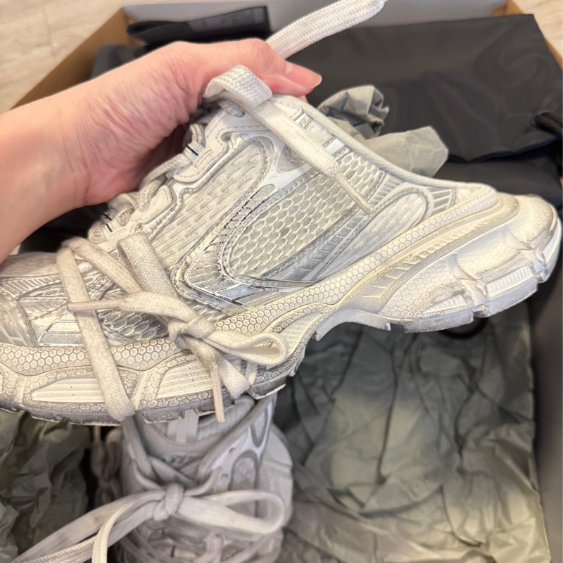 巴黎世家髒髒系列女生老爹球鞋(半拖)-4