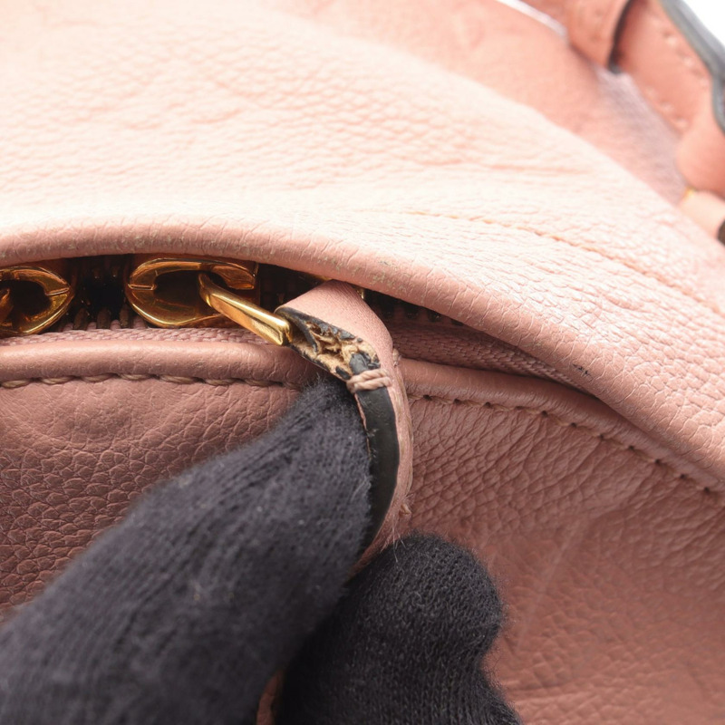 LOUIS VUITTON Sorbonne Rucksack 背包 M44019 Monogram 皮革 粉紅色 二手 女款-6