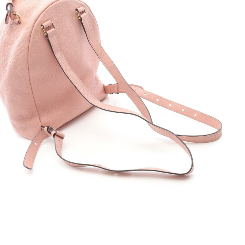 LOUIS VUITTON Sorbonne Rucksack 背包 M44019 Monogram 皮革 粉紅色 二手 女款-10