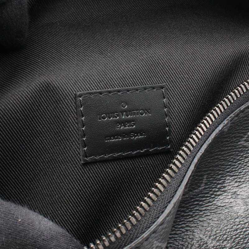 LOUIS VUITTON Discovery 腰包 PM M46035 Monogram Eclipse 帆布 黑色 二手-3