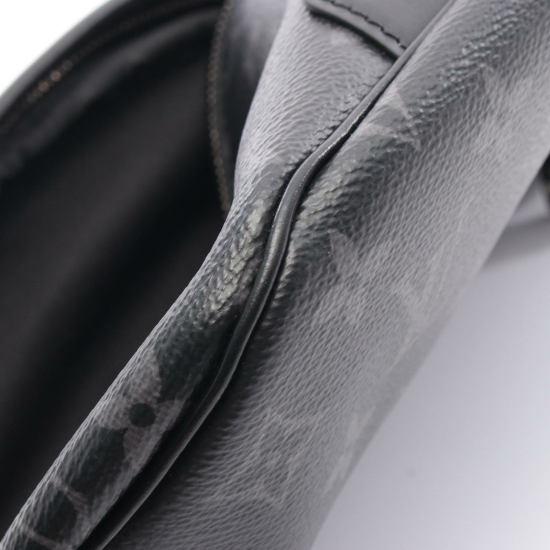 LOUIS VUITTON Discovery 腰包 PM M46035 Monogram Eclipse 帆布 黑色 二手-4