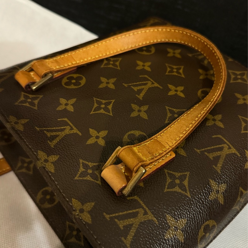 LV Vintage薇薇安小號/路易威登/中古/LV老花手提包-4