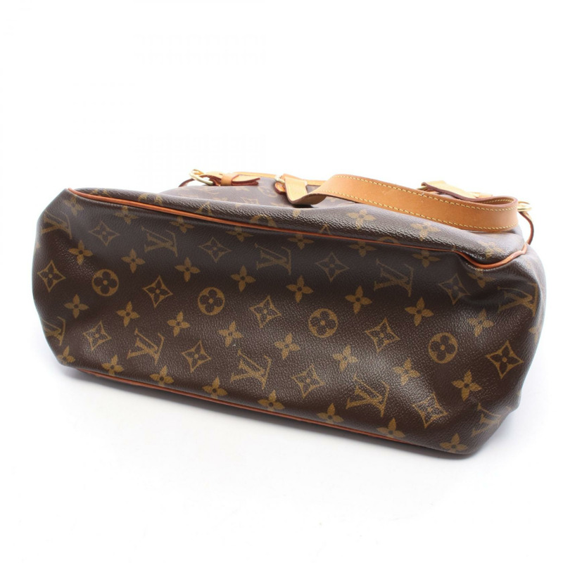 LOUIS VUITTON Batignolles 垂直單肩托特包 M51153 字母組合二手 LV-8