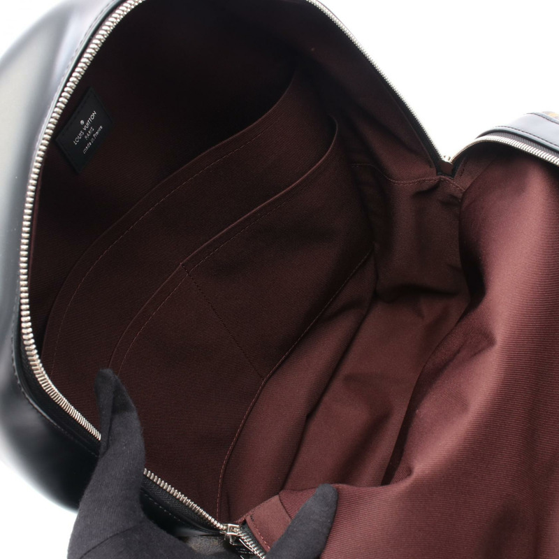 LOUIS VUITTON Josh Rucksack 背包 M41530 Monogram macassar 棕色 二手男款 LV-2