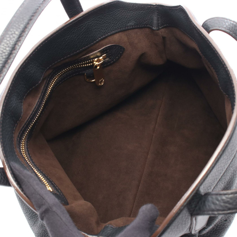 LOUIS VUITTON Shiels PM 手提包 M93465 Mahina 皮革 Noir 二手女款-2