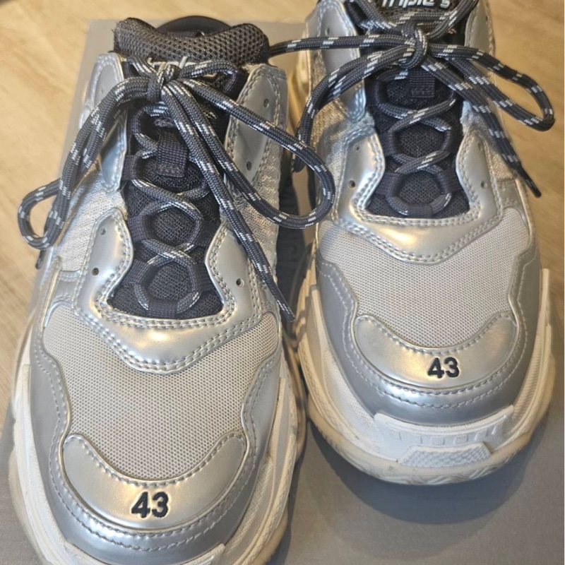 巴黎世家（Balenciaga）Triple S男老爹球鞋（半拖）-0