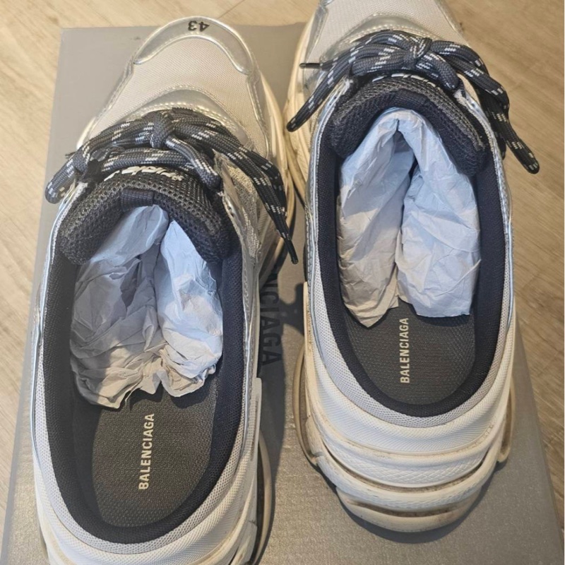巴黎世家（Balenciaga）Triple S男老爹球鞋（半拖）-3