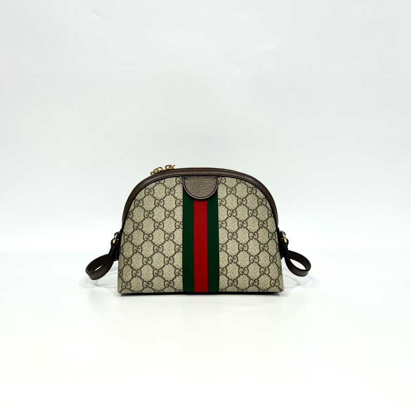 Gucci原花綠紅綠Ophidia貝殼包499621-3