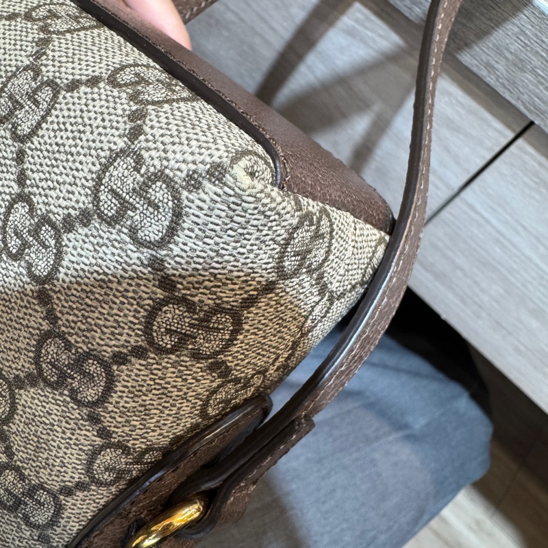 Gucci原花綠紅綠Ophidia貝殼包499621-7