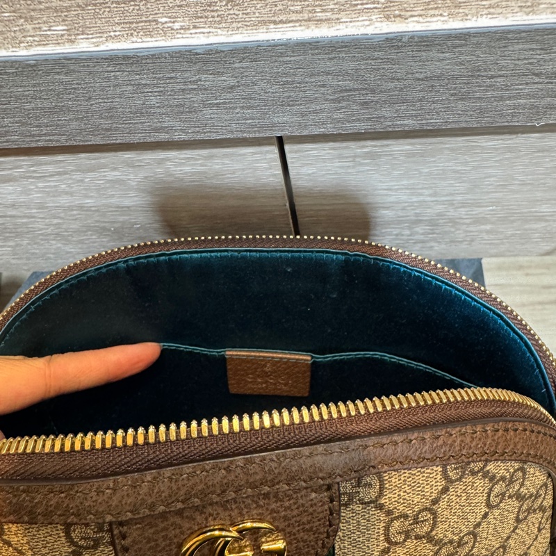 Gucci原花綠紅綠Ophidia貝殼包499621-12