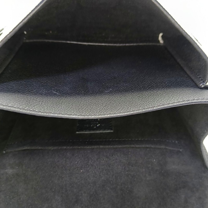 LOUIS VUITTON LOCKME BB 黑色牛皮刺繡單肩包斜挎包 銀色五金-6