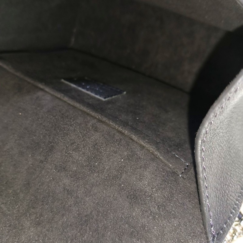 LOUIS VUITTON LOCKME BB 黑色牛皮刺繡單肩包斜挎包 銀色五金-12