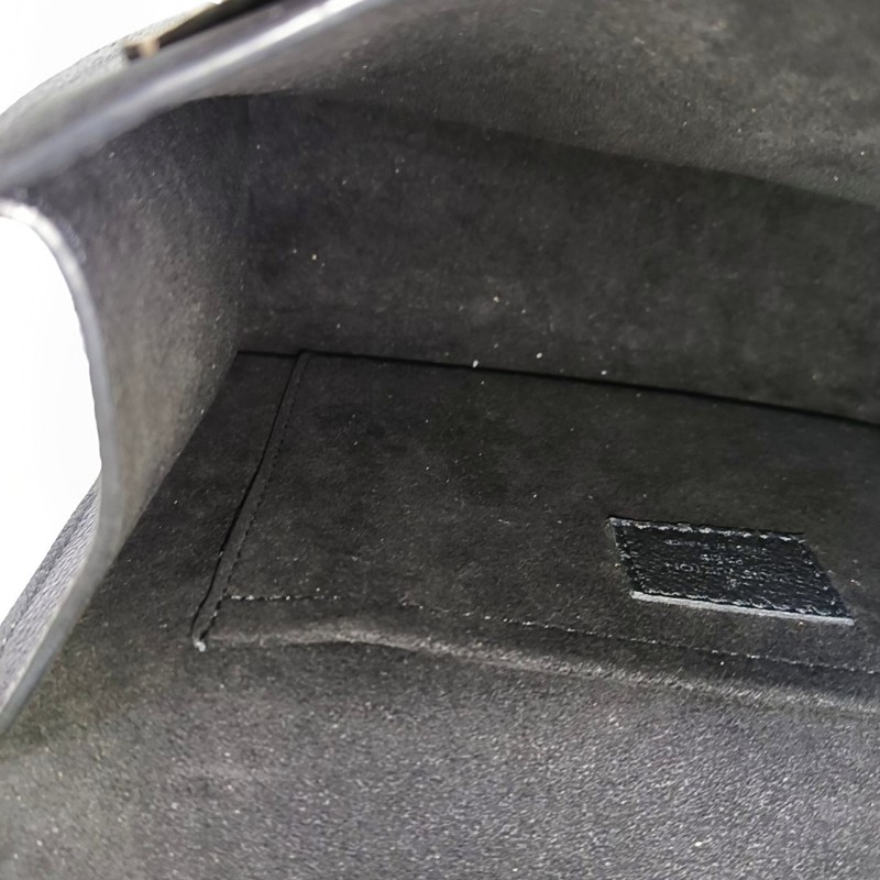 LOUIS VUITTON LOCKME BB 黑色牛皮刺繡單肩包斜挎包 銀色五金-13