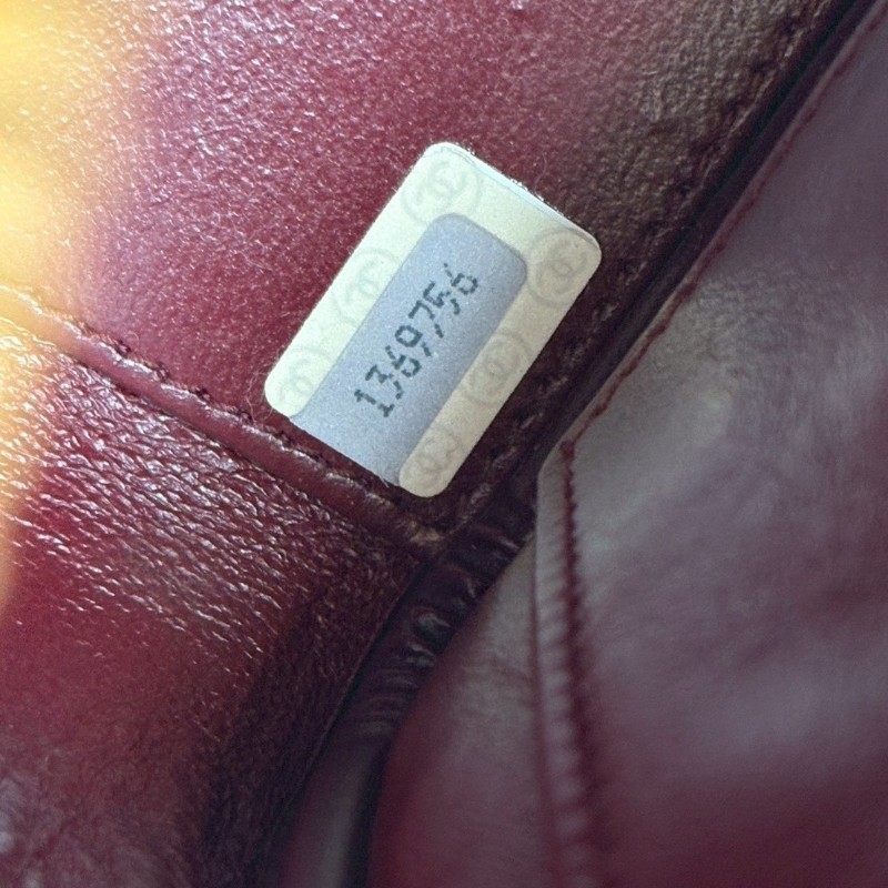 Chanel 金鍊深藍皮菱格長肩側包-22