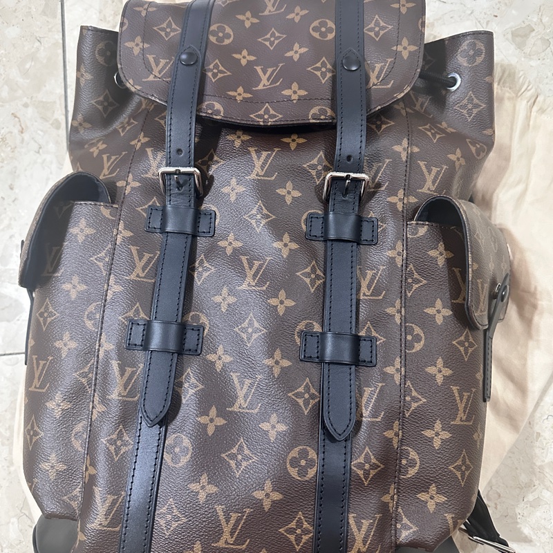 Louis Vuitton Christopher MM 後背包-0
