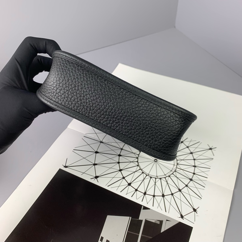 ◻️Hermes 迷你 mini evelyne 依芙琳黑銀-3