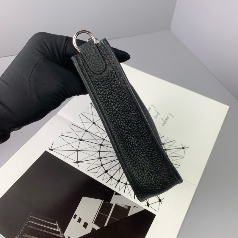 ◻️Hermes 迷你 mini evelyne 依芙琳黑銀-4