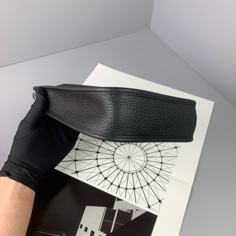 ◻️Hermes 迷你 mini evelyne 依芙琳黑銀-5