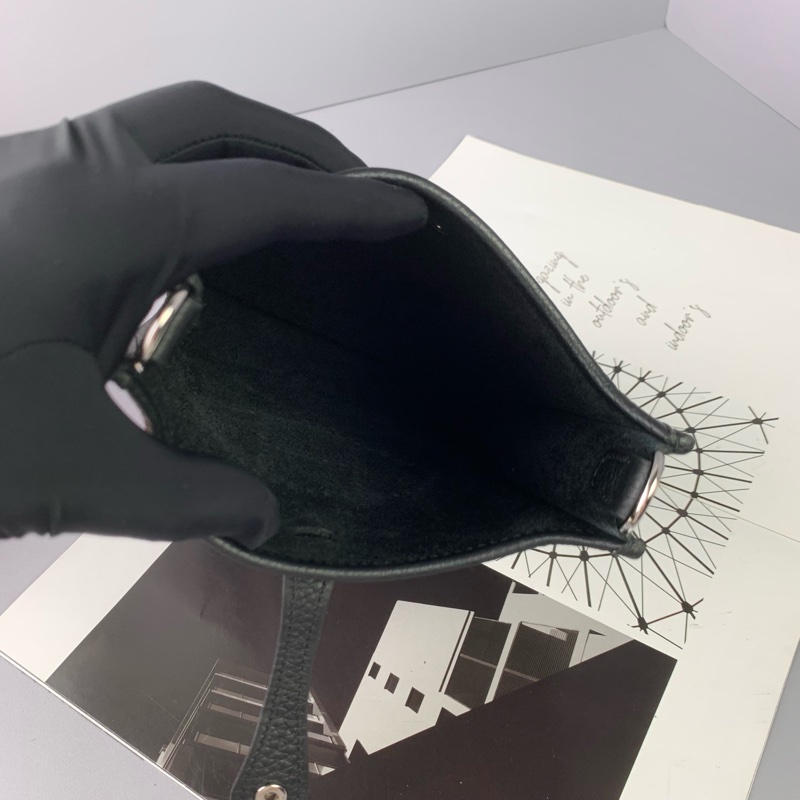 ◻️Hermes 迷你 mini evelyne 依芙琳黑銀-9