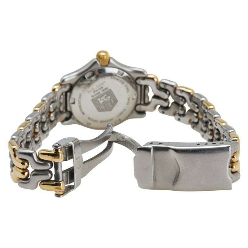 泰格豪雅 Sel 手錶 S05.008M 石英 米色錶盤 不鏽鋼 鍍層 女士腕錶 HEUER-2