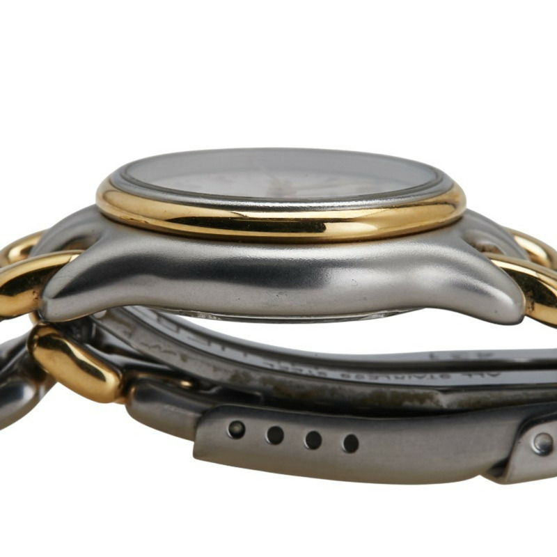 泰格豪雅 Sel 手錶 S05.008M 石英 米色錶盤 不鏽鋼 鍍層 女士腕錶 HEUER-5