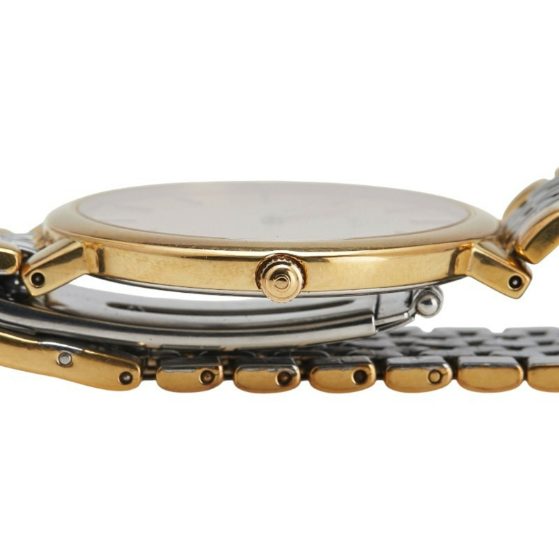 歐米茄 (OMEGA) Deville 男士石英腕錶，金色錶盤，鍍不鏽鋼-4