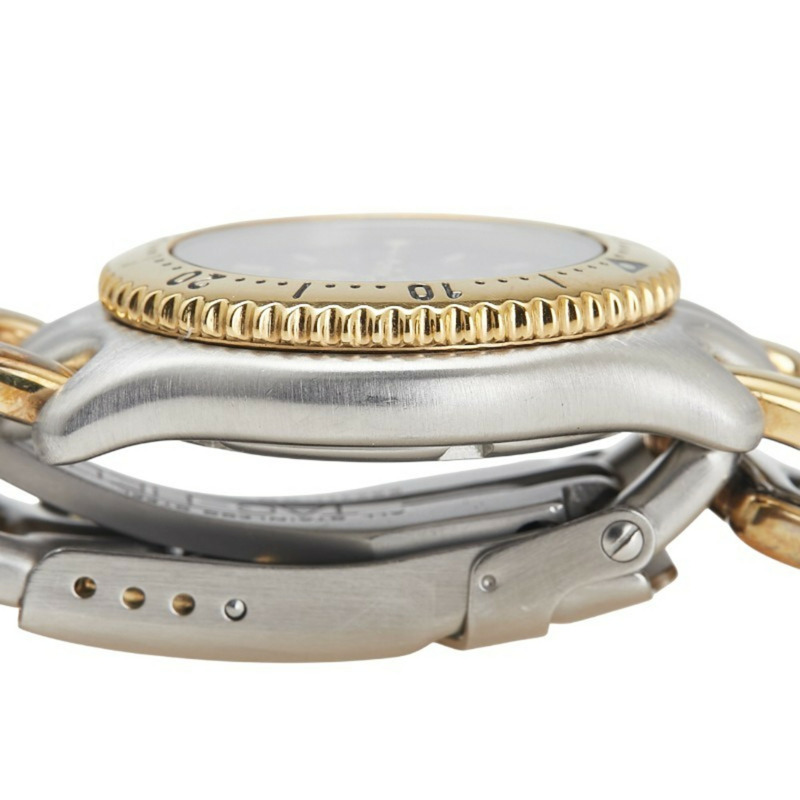 泰格豪雅專業日期腕錶 WG1320-0 石英機芯,灰色錶盤,不銹鋼,鍍層,女士-5