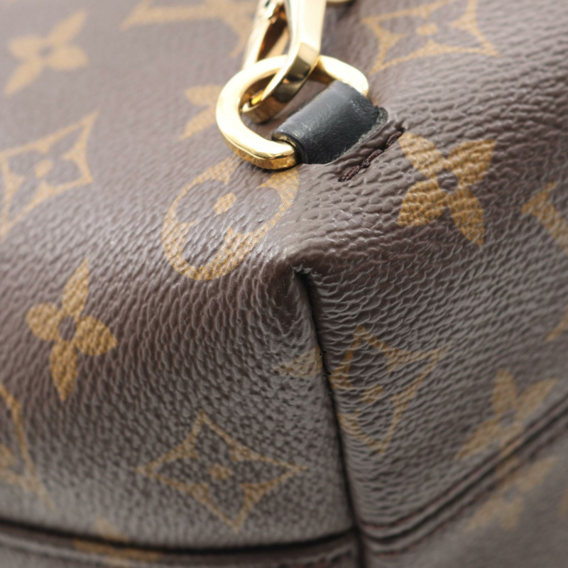 LOUIS VUITTON Montsouris NM BB Rucksack 背包 M45516 Monogram Noir 二手女款-5