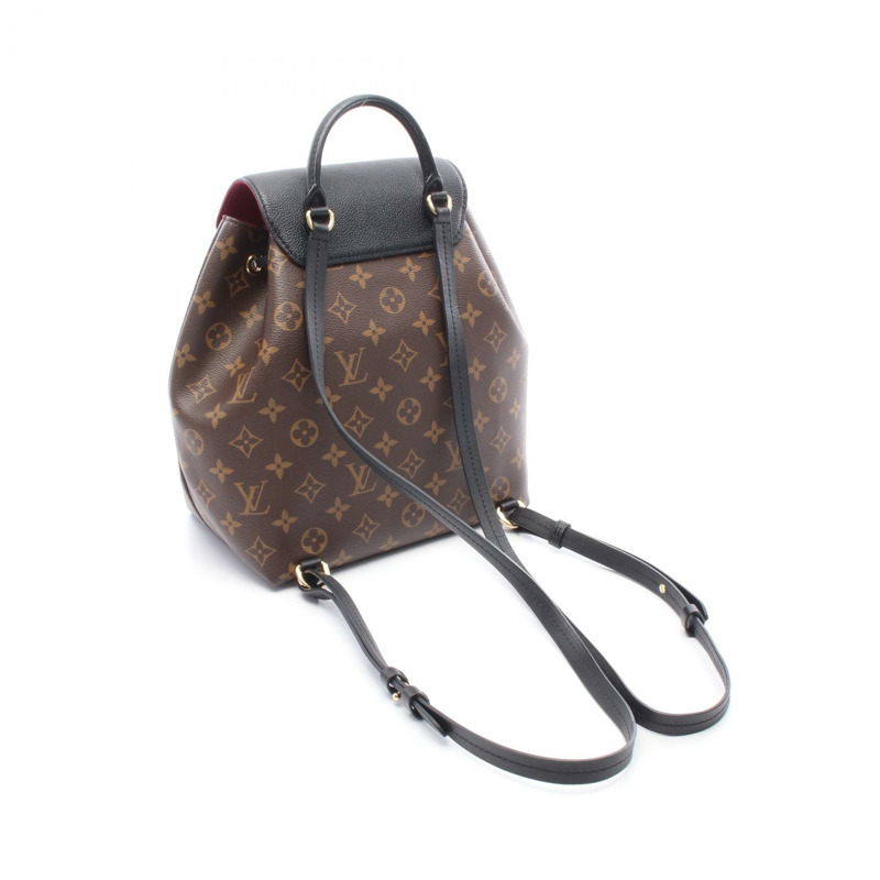 LOUIS VUITTON Montsouris NM PM Rucksack 背包 M45515 Monogram 帆布 棕色-1