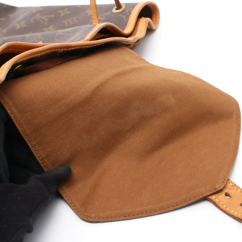 LOUIS VUITTON Montsouris GM 背包 M51135 字母帆布 二手 LV-6