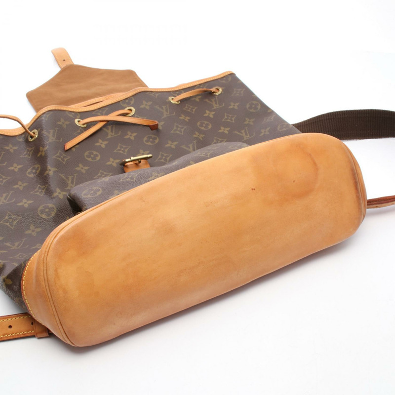 LOUIS VUITTON Montsouris GM 背包 M51135 字母帆布 二手 LV-8