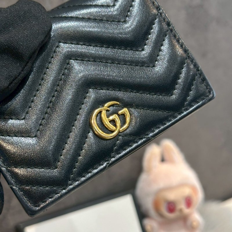 GUCCI GG Marmont系 短夾 466492-4