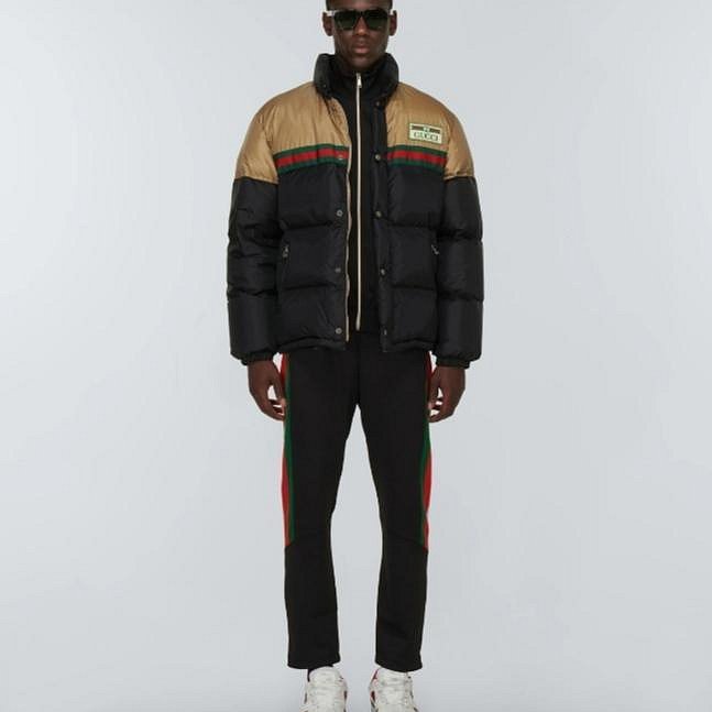 GUCCI 綠紅線條 羽絨外套 現貨 S ~ XL 原價 95000-2