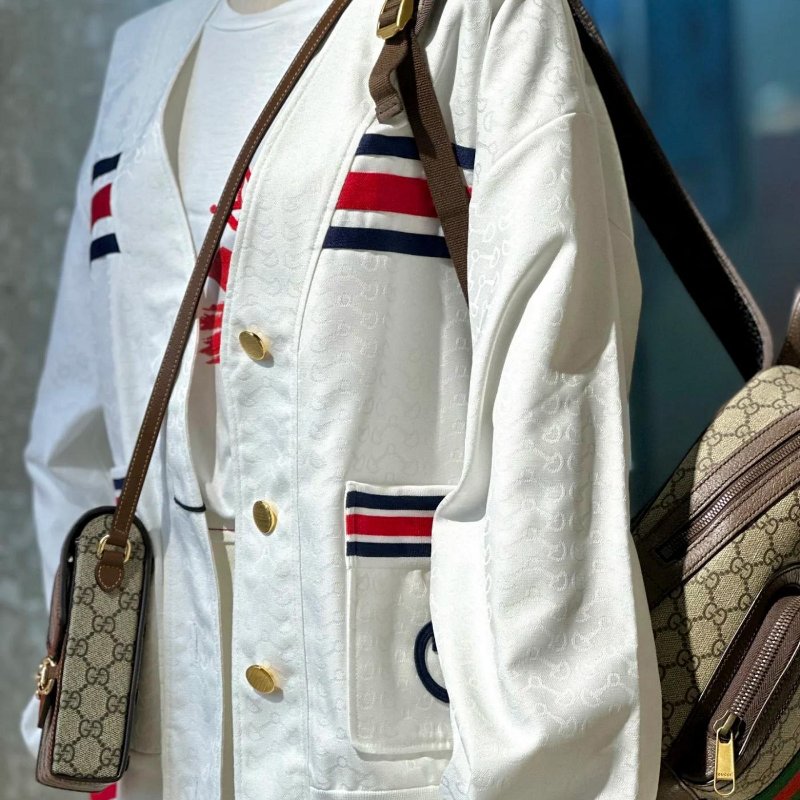 GUCCI 古馳 滿版 馬蹄 外套 現貨 S ~ L 原價70500-3