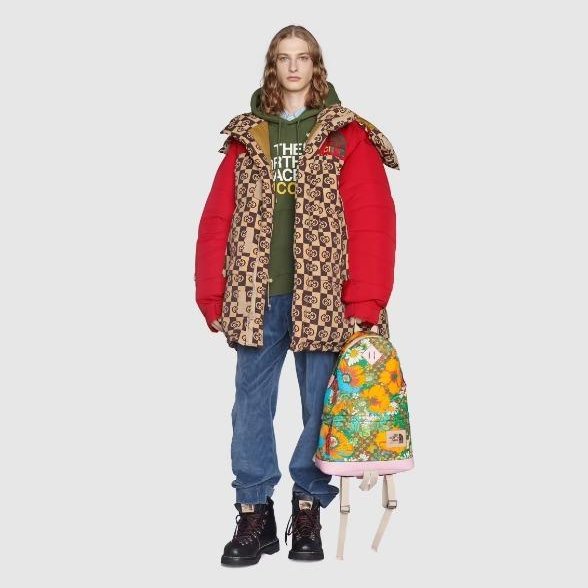GUCCI 聯名 The North Face 羽絨外套  連帽可拆  原價 92800-2