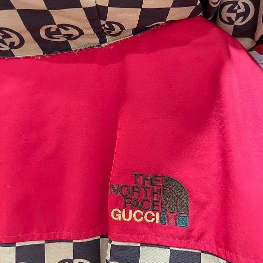 GUCCI 聯名 The North Face 羽絨外套  連帽可拆  原價 92800-5