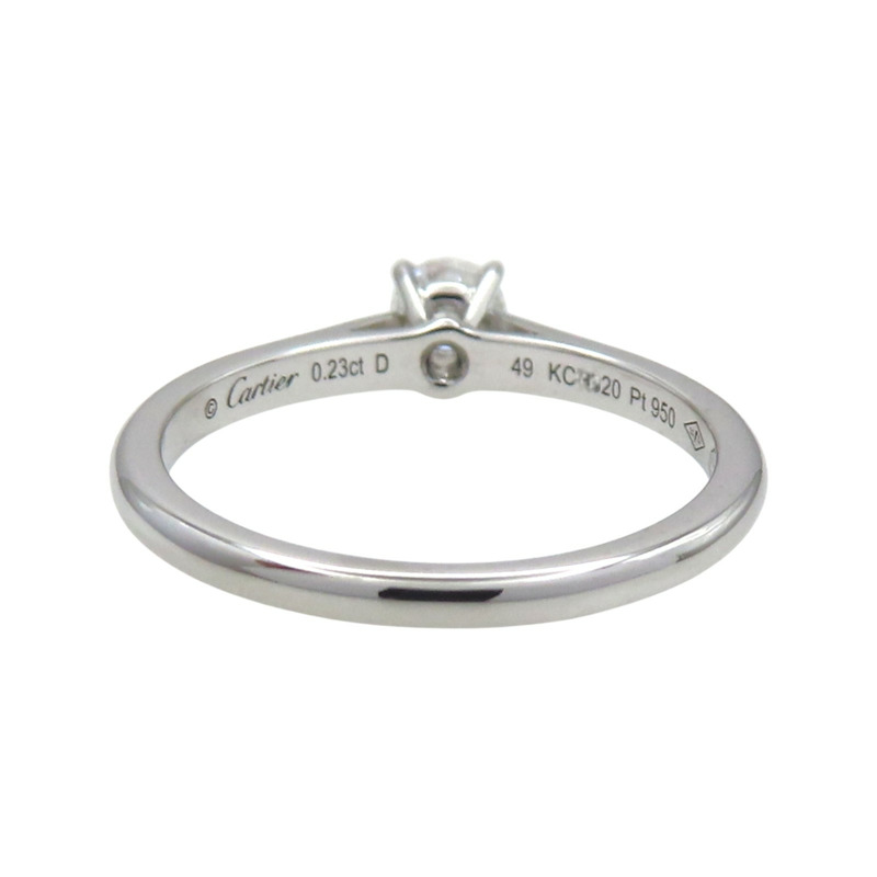 PT950鉑金 GIA鑽石 1895 系列 戒指 #49【Cartier 卡地亞】 CRN4135949-3