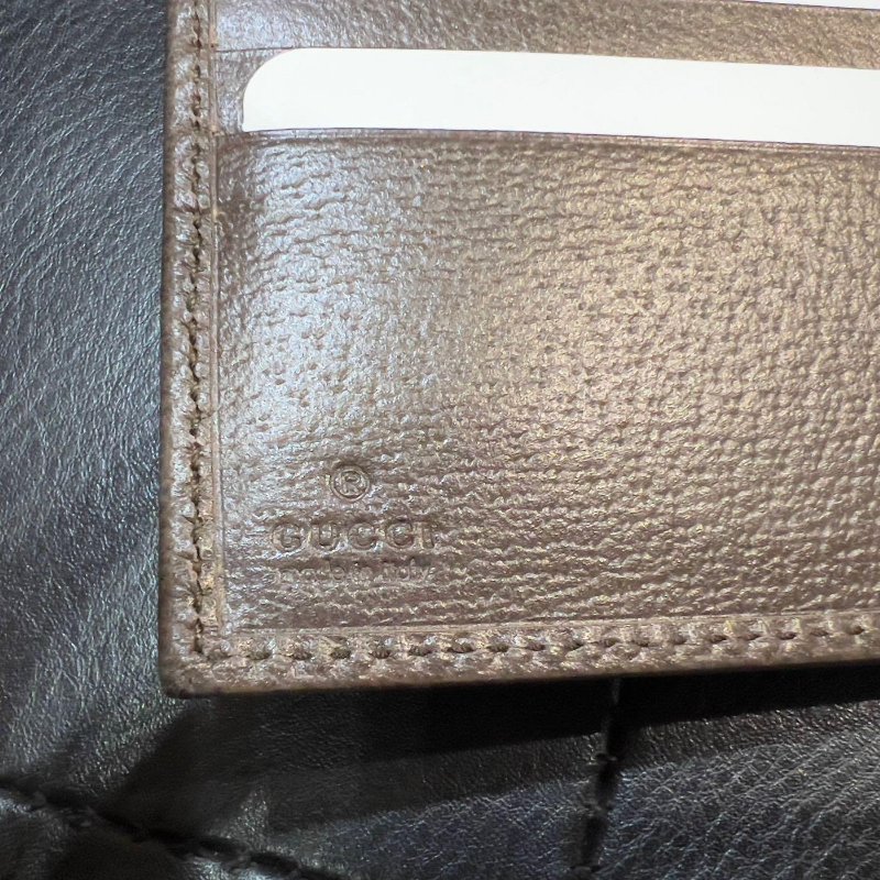 GUCCI 古馳 老花 錢包 短夾 零錢袋 597609-1