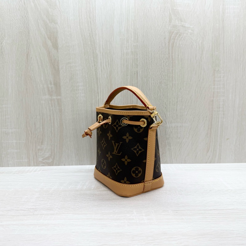 LV老花NANO NOE水桶手提側背包M81266-2