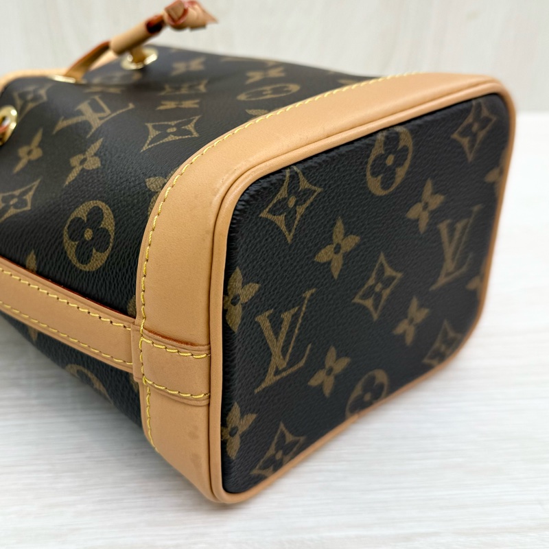 LV老花NANO NOE水桶手提側背包M81266-8